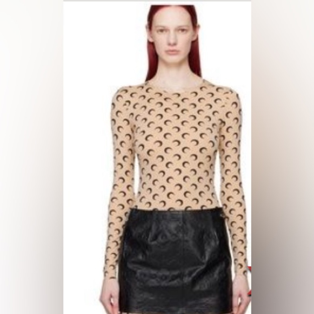 Marine Serre Moon Print Blouse